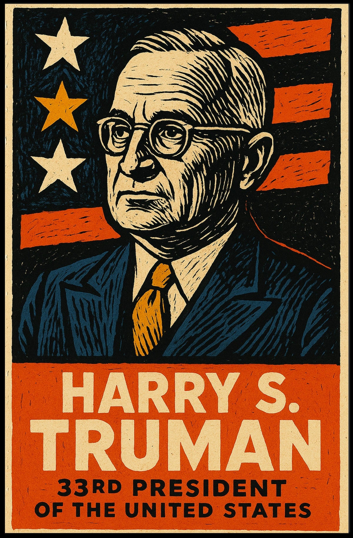 Harry S. Truman 33Rd President Poster