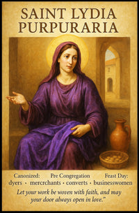 Saint Lydia Purpuraria Poster PosterGoat