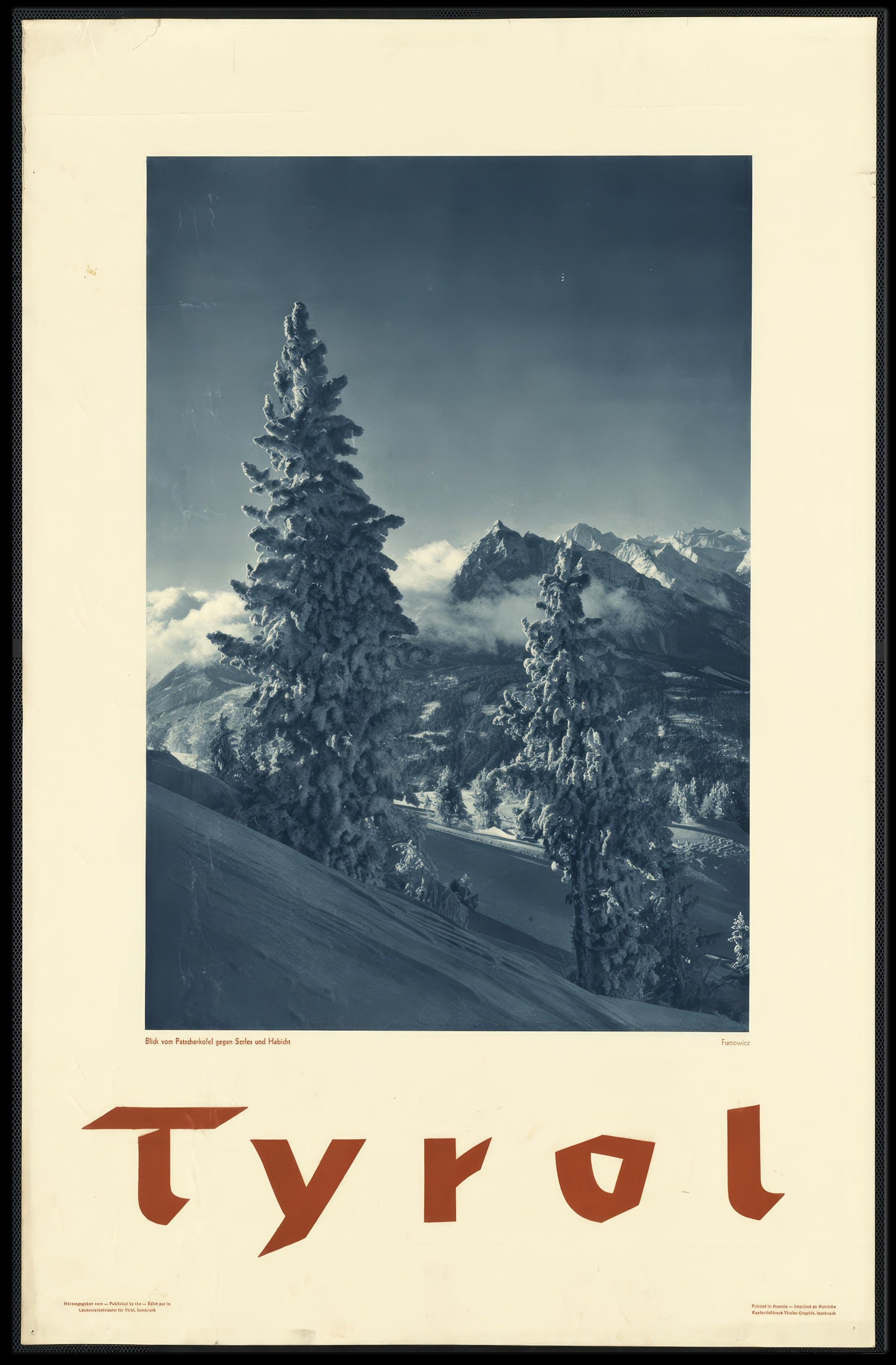 Winter Wonderland in Tyrol Poster PosterGoat