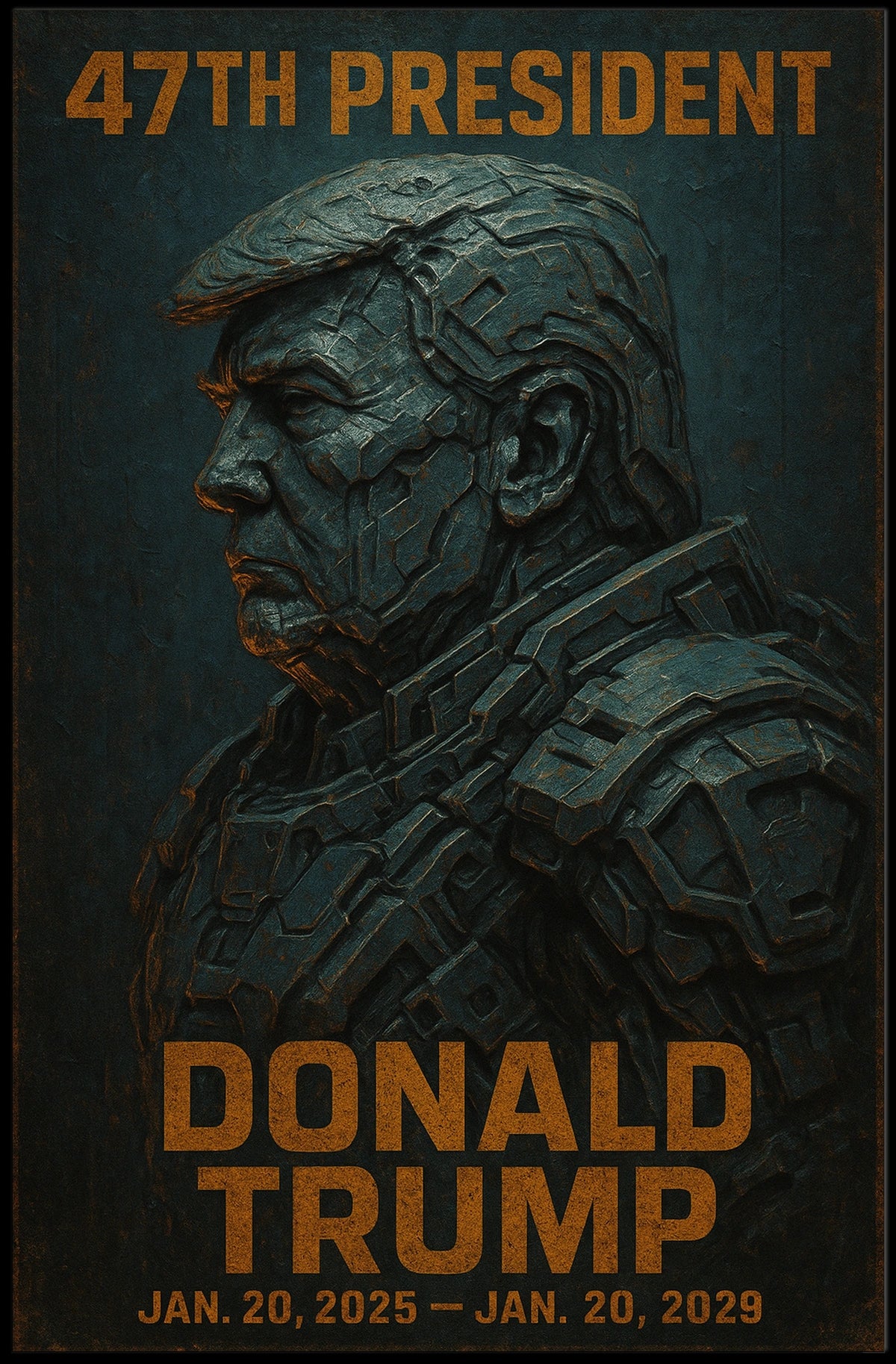 Donald Trump 47th President Poster