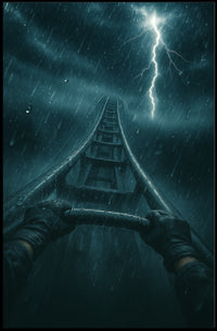 Stormy Ascent Poster