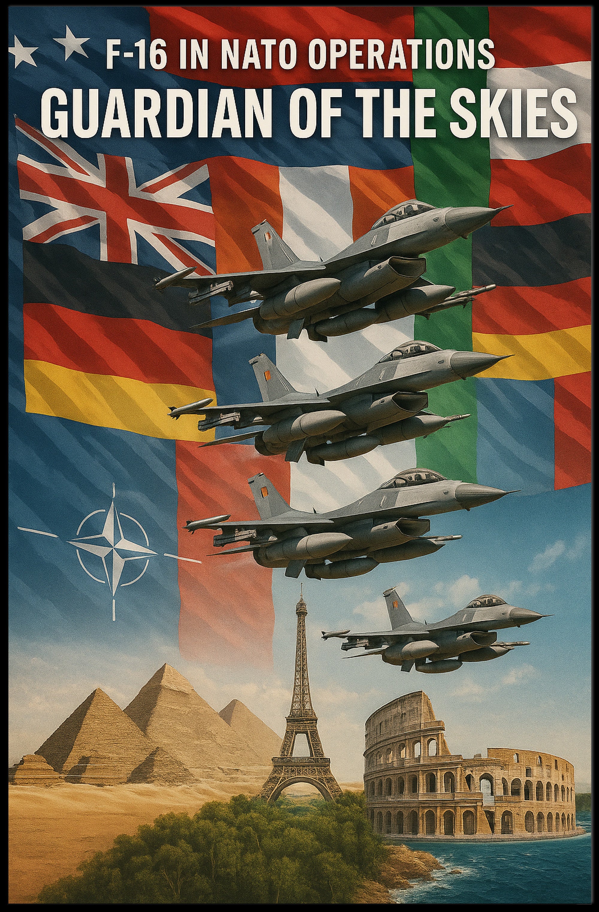 Guardian of the Skies Art Print Poster Decor PosterGoat