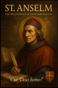 St. Anselm Scholar Portrait: Cultural Heritage Poster PosterGoat
