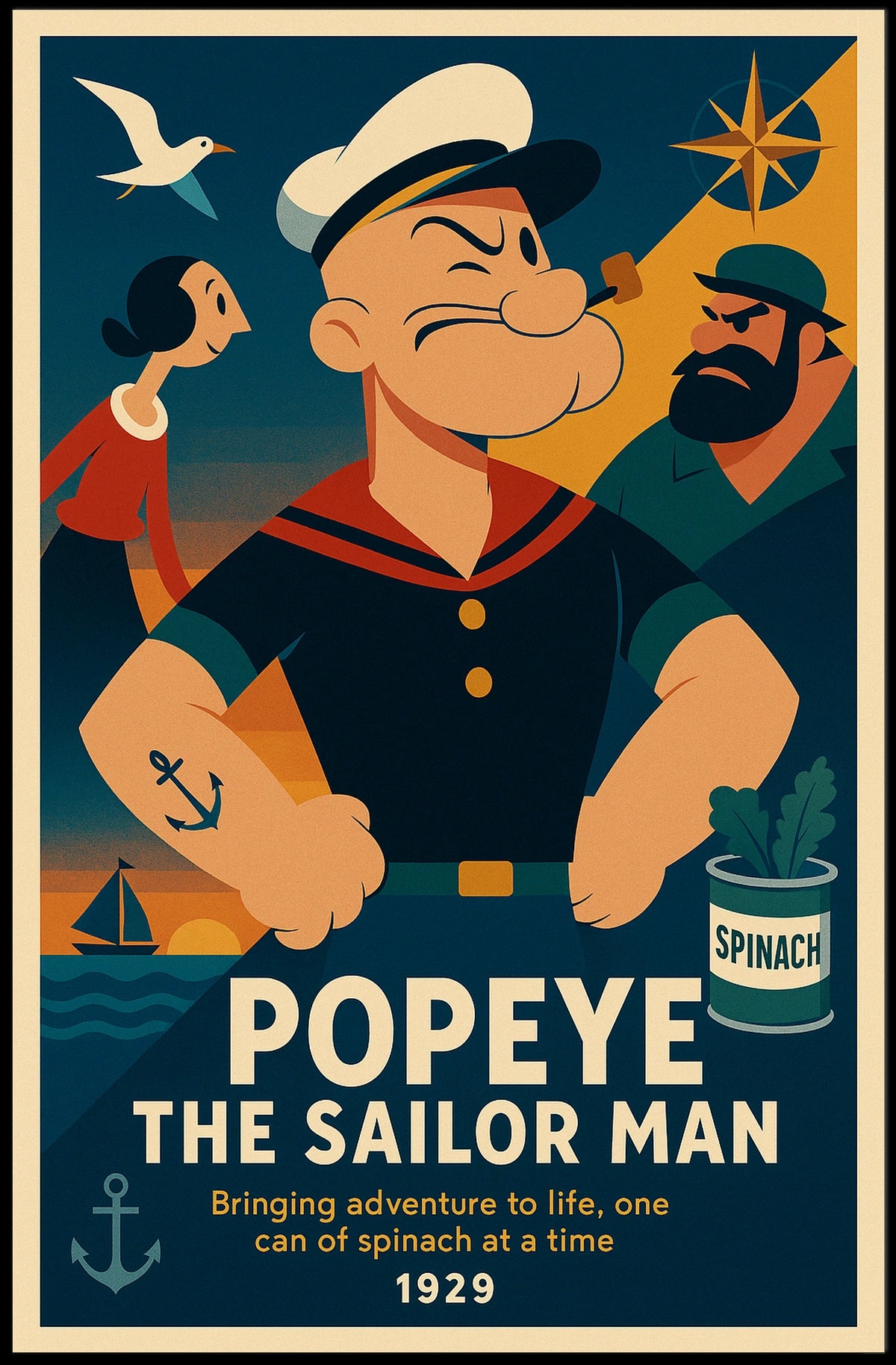 Popeye 1929 Art Poster POP-31
