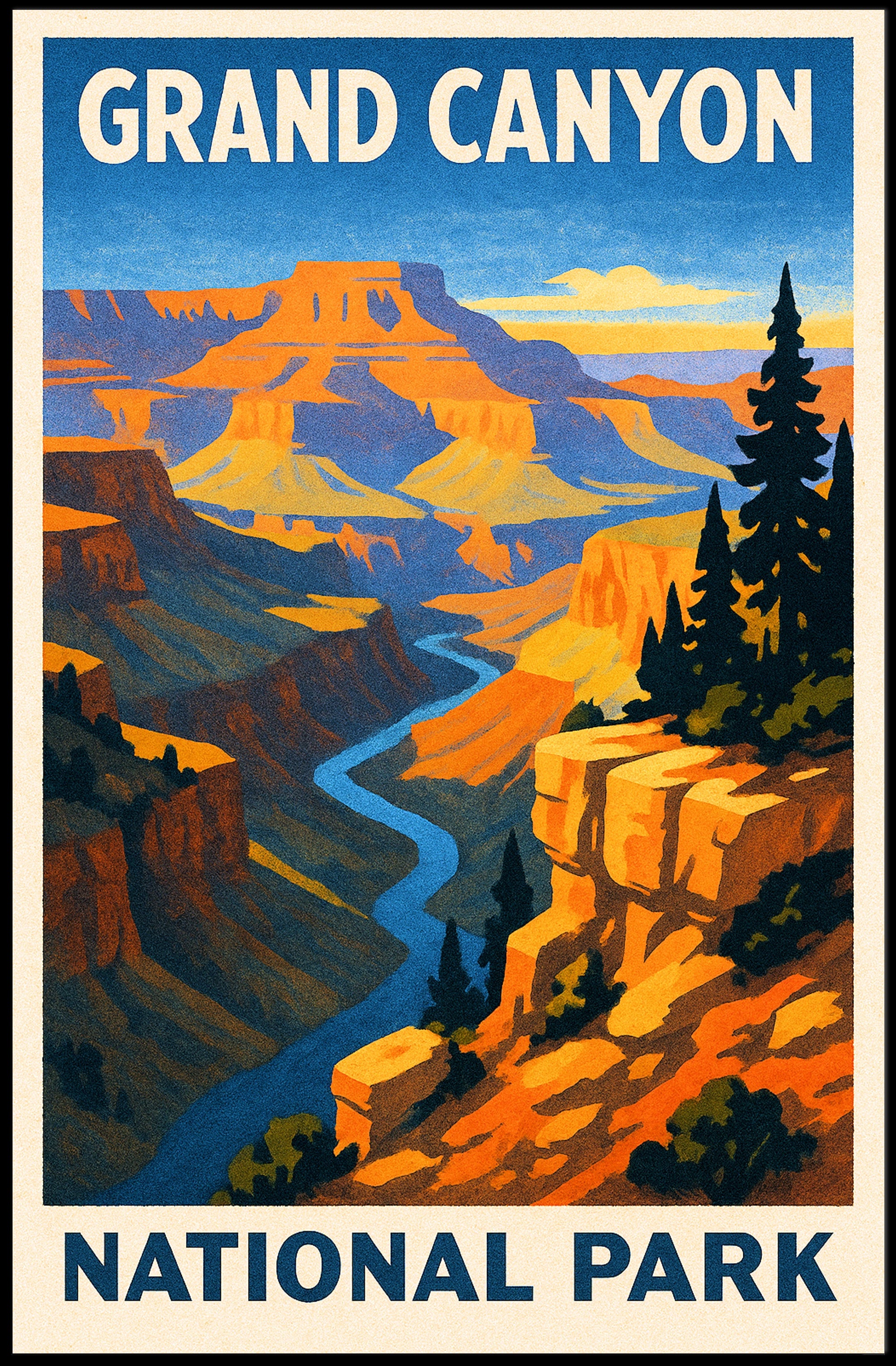 Grand Canyon National Park Poster PosterGoat