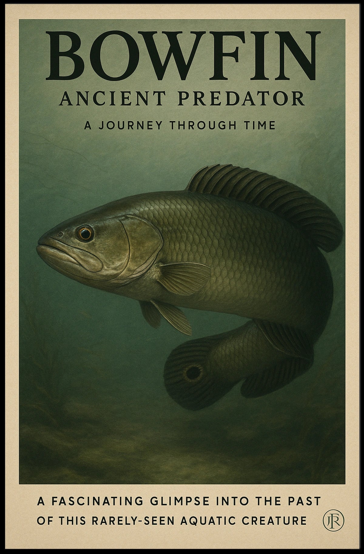 Bowfin Ancient Predator Poster