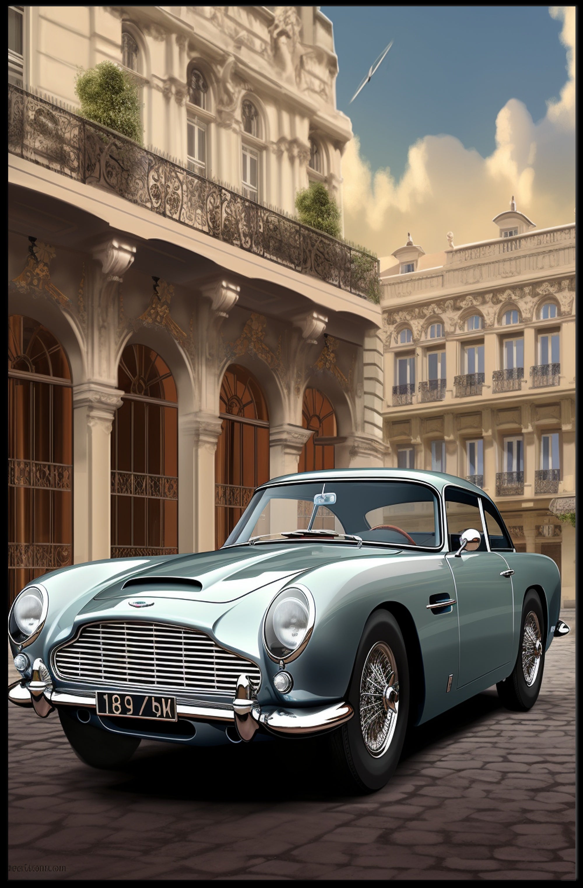 Classic Elegance on the Streets Poster PosterGoat
