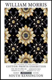 William Morris Cotton Prints Exhibition Poster
