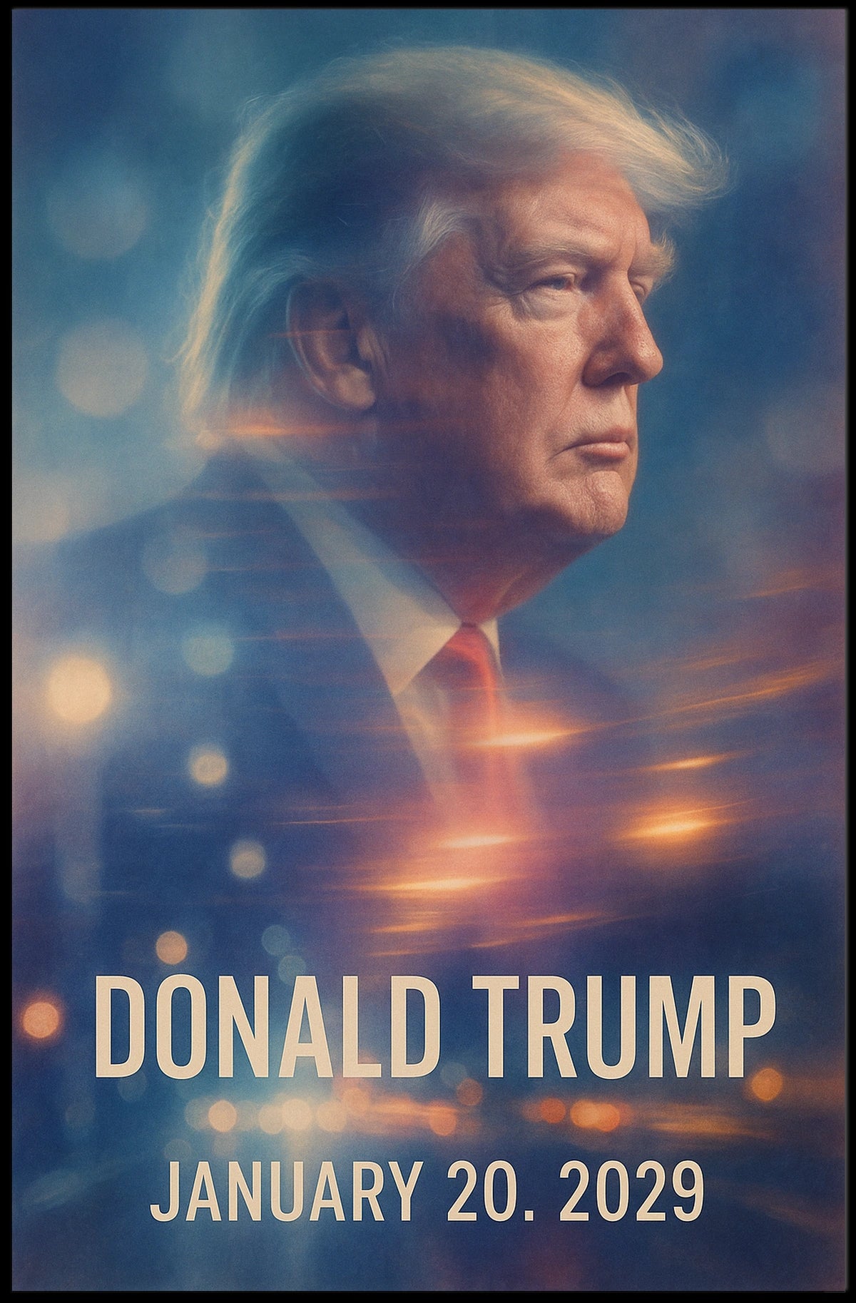 Donald Trump The Reflection of a New Era Poster