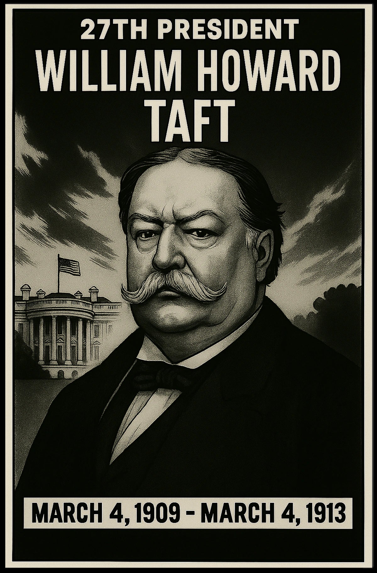 William Howard Taft 27Th President Poster