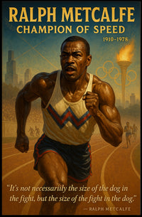 Ralph Metcalfe Champion Of Speed Poster