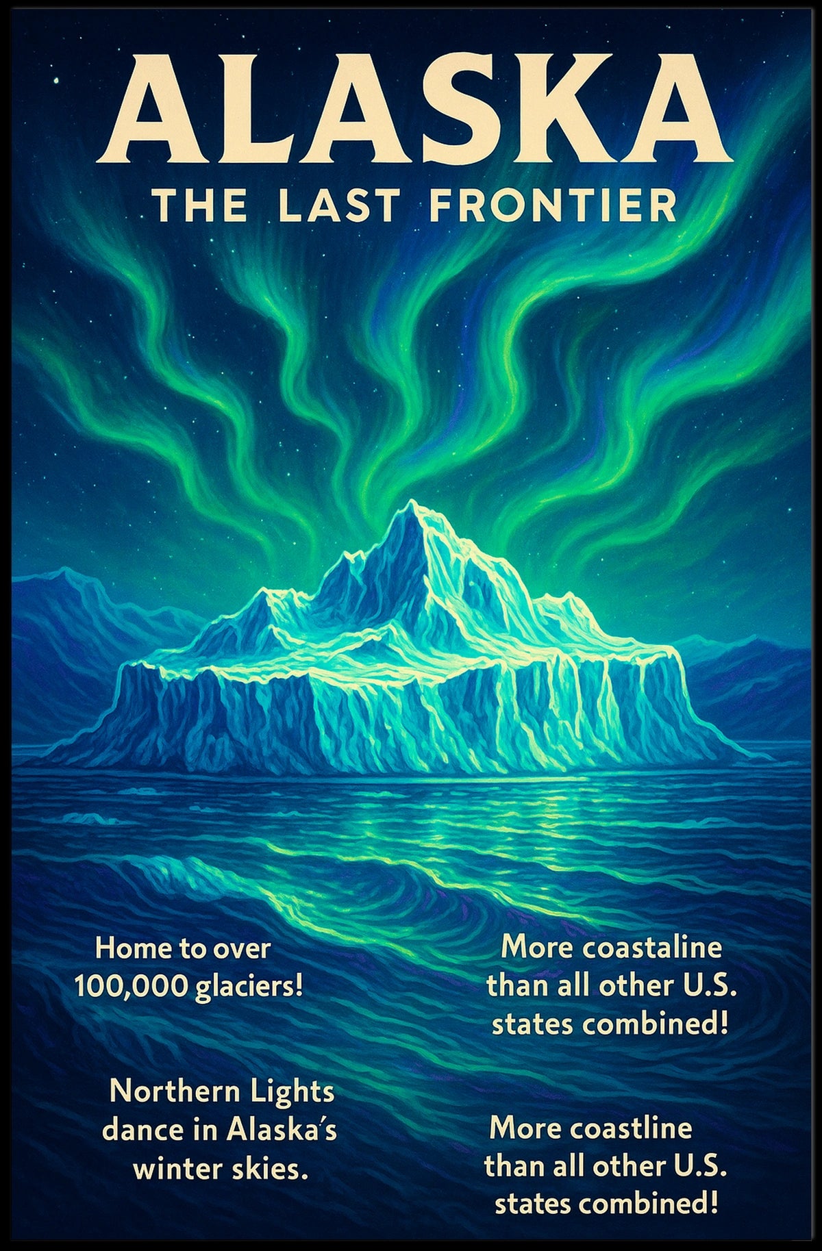 Alaska The Last Frontier Poster