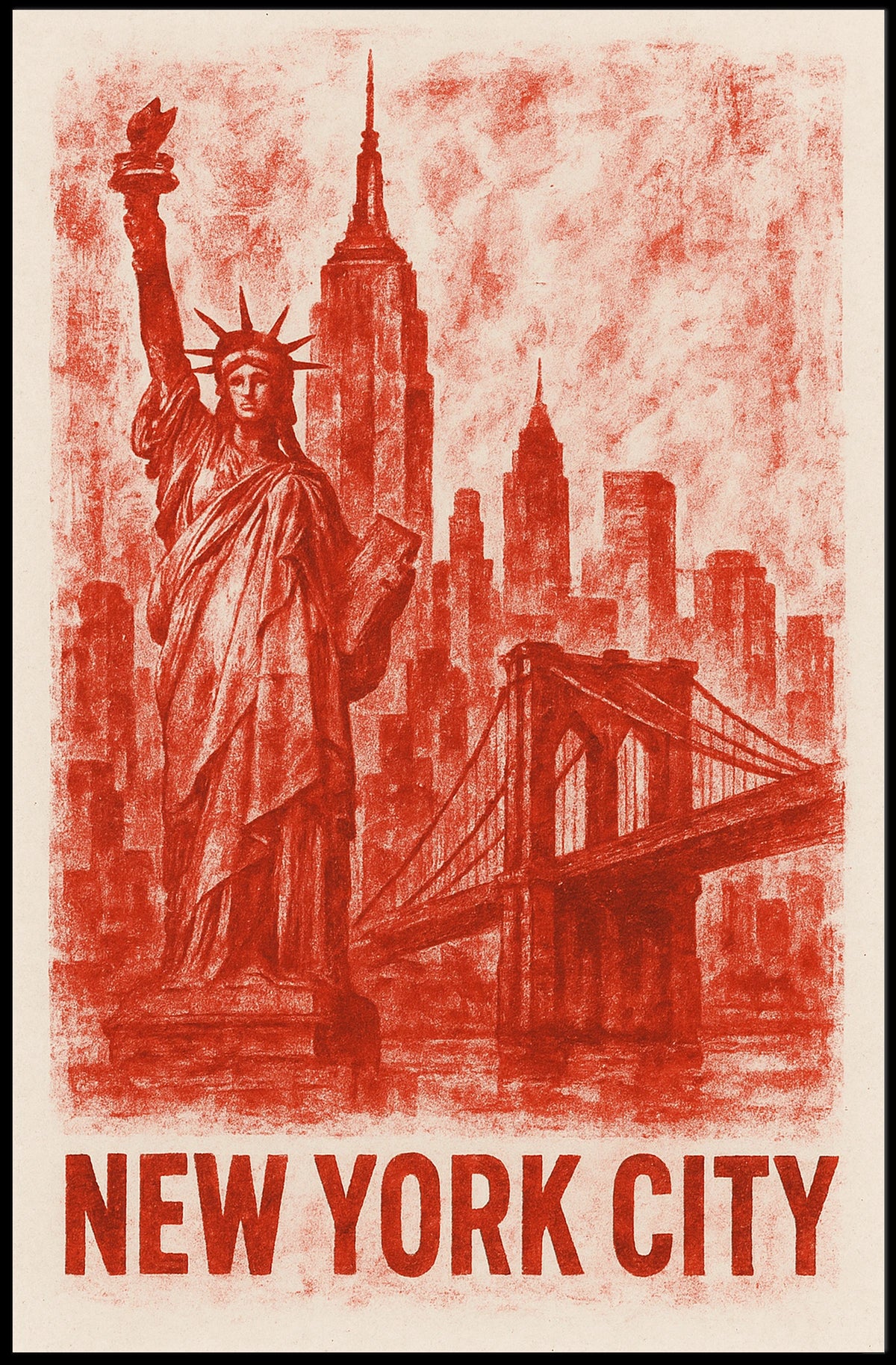 Iconic New York City Poster