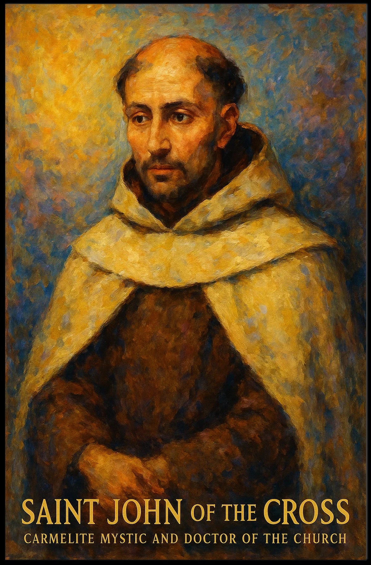 Saint John of the Cross Carmelite Mystic Poster