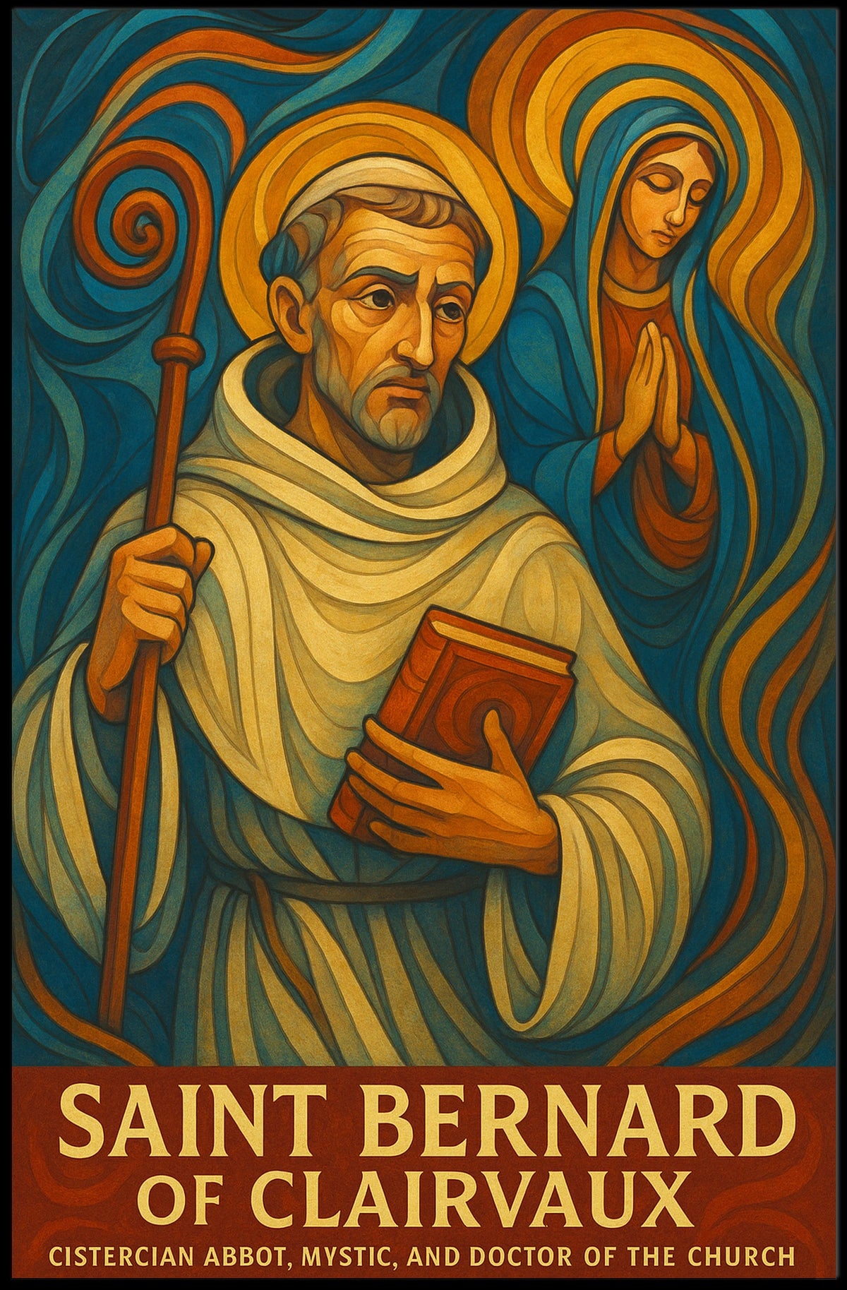 Saint Bernard of Clairvaux Poster