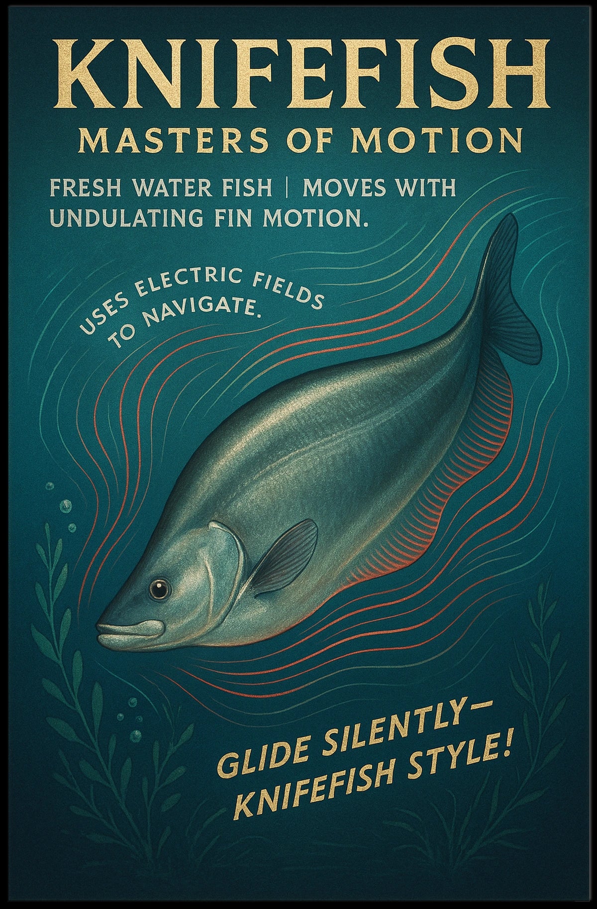 Knifefish Masters of Motion Poster