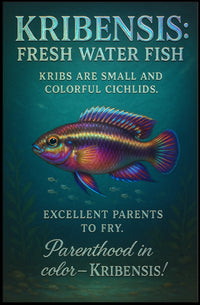 Kribensis Freshwater Fish Poster