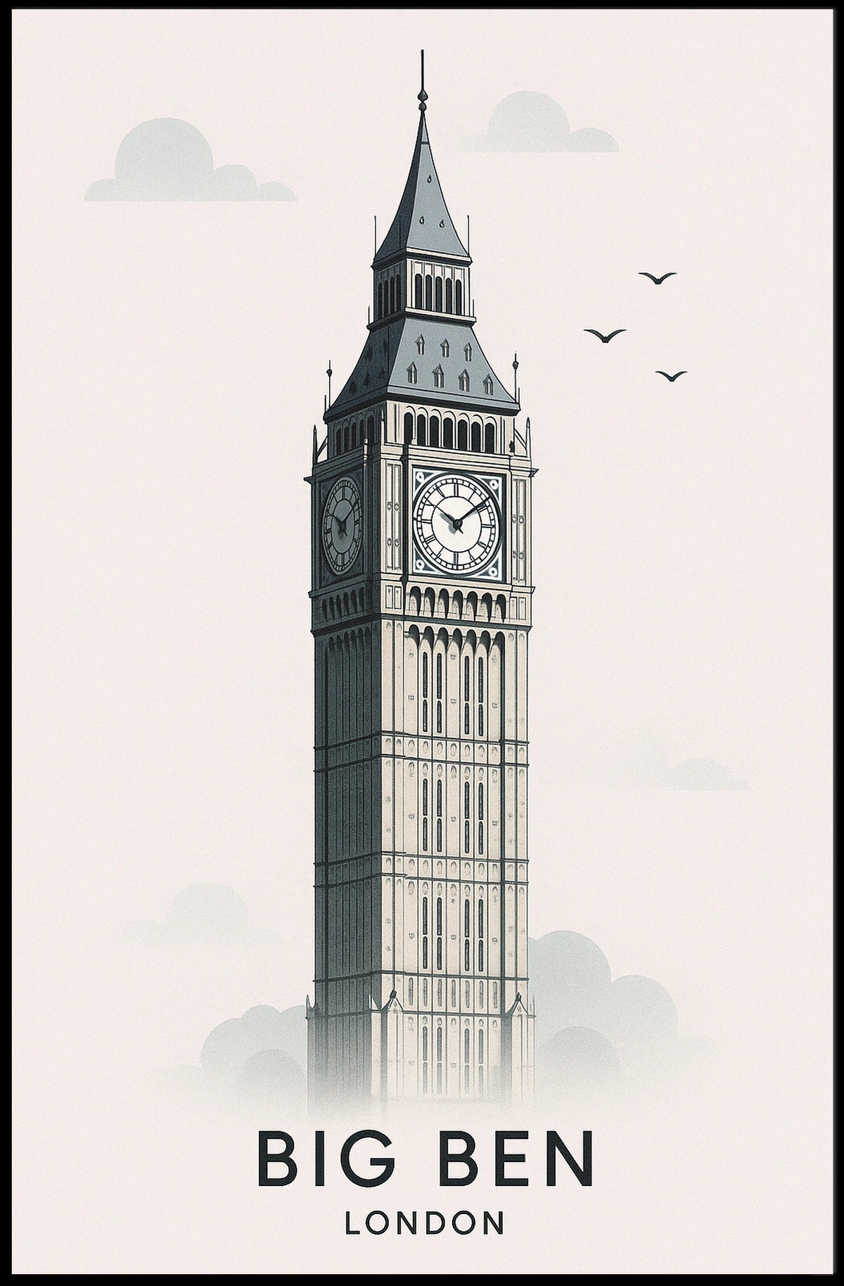 Big Ben in London Poster