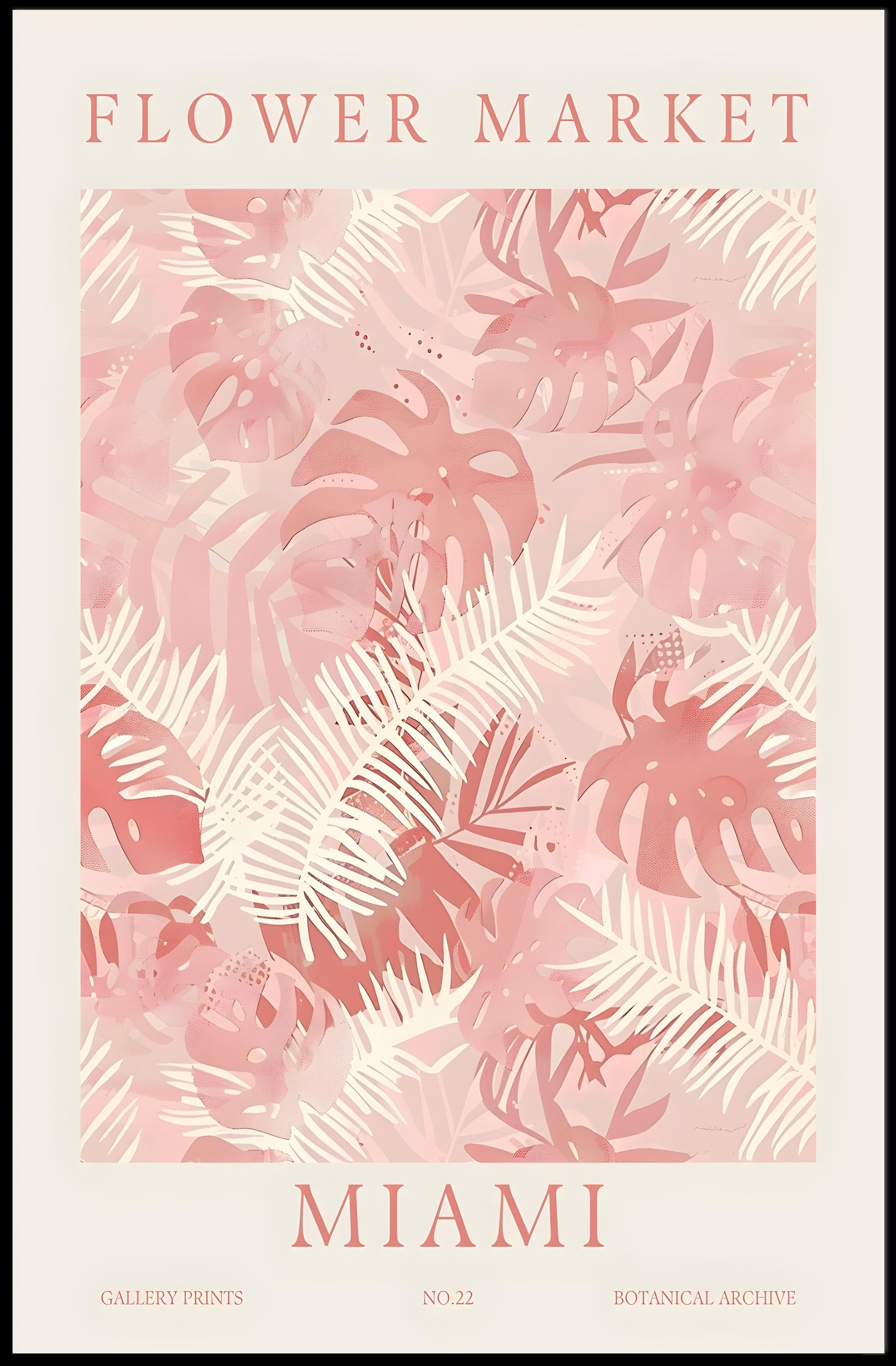 Flower Market Miami Poster