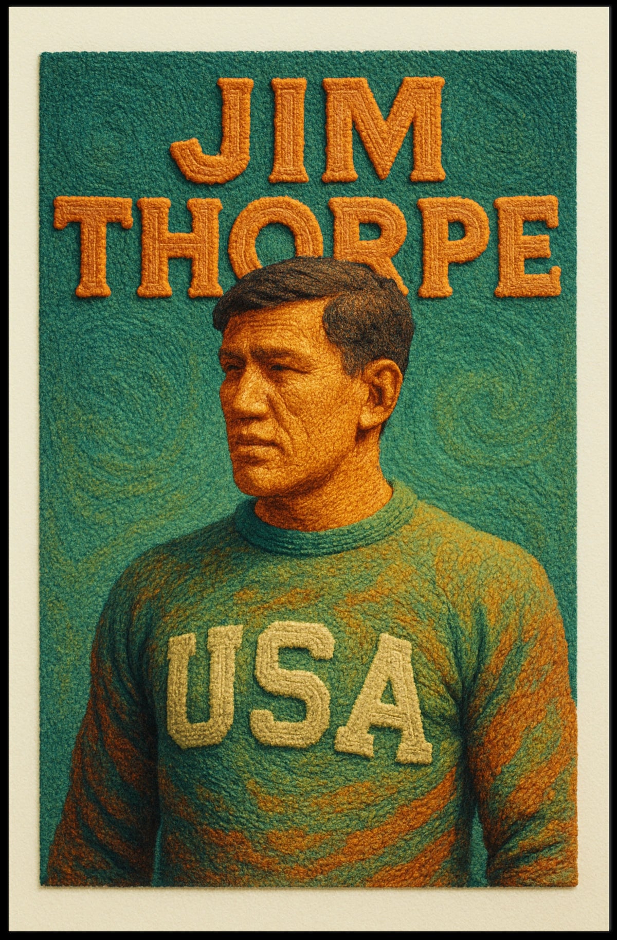 Jim Thorpe Tribute Poster
