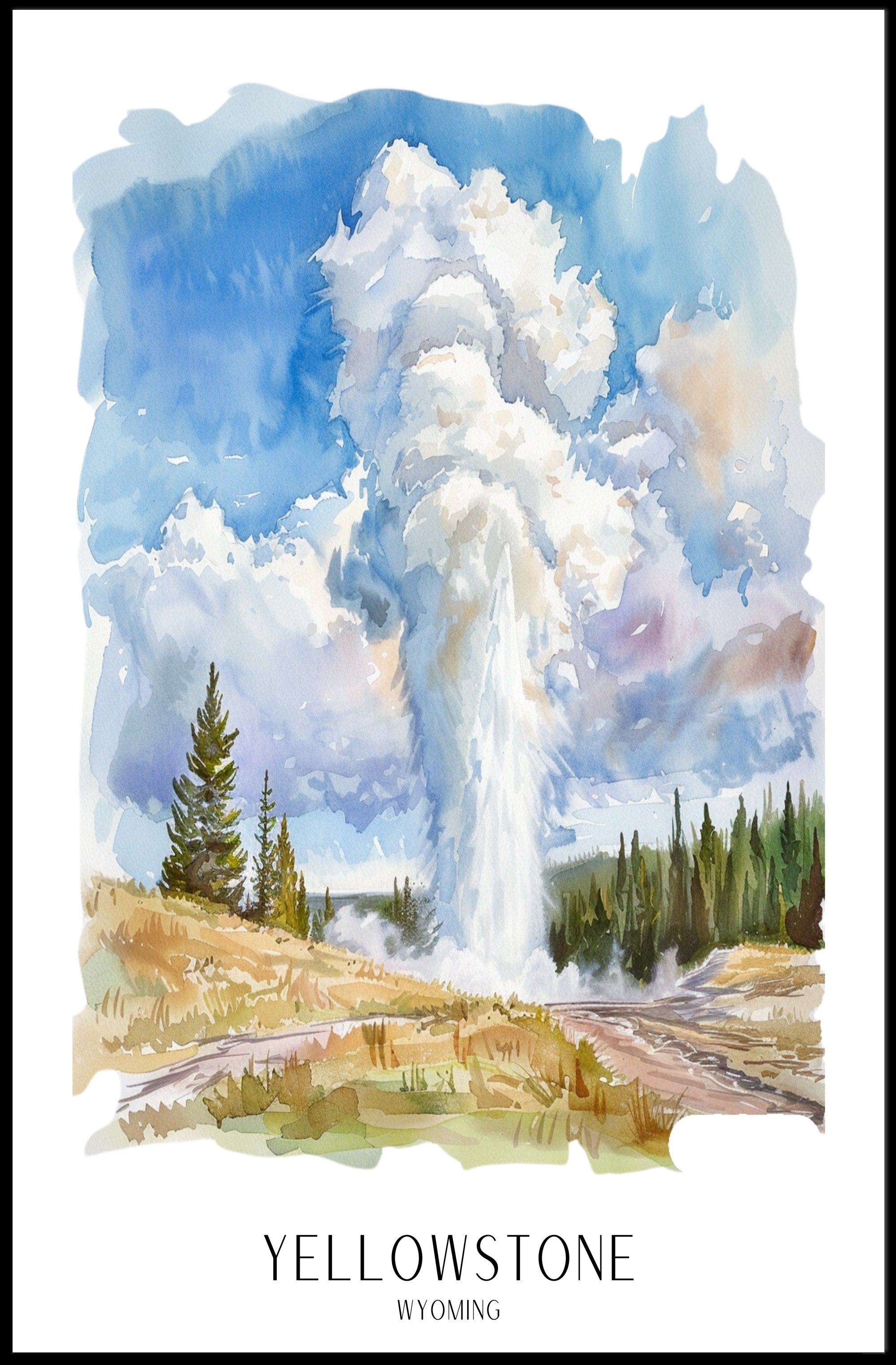 Yellowstone National Park Poster PosterGoat