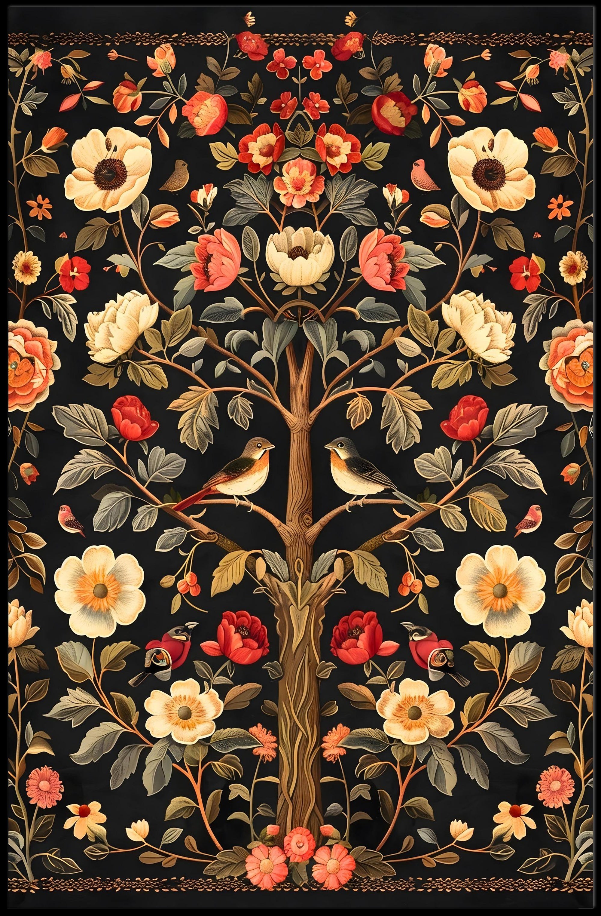 Enchanted Garden Wall Art Print for Home Decor