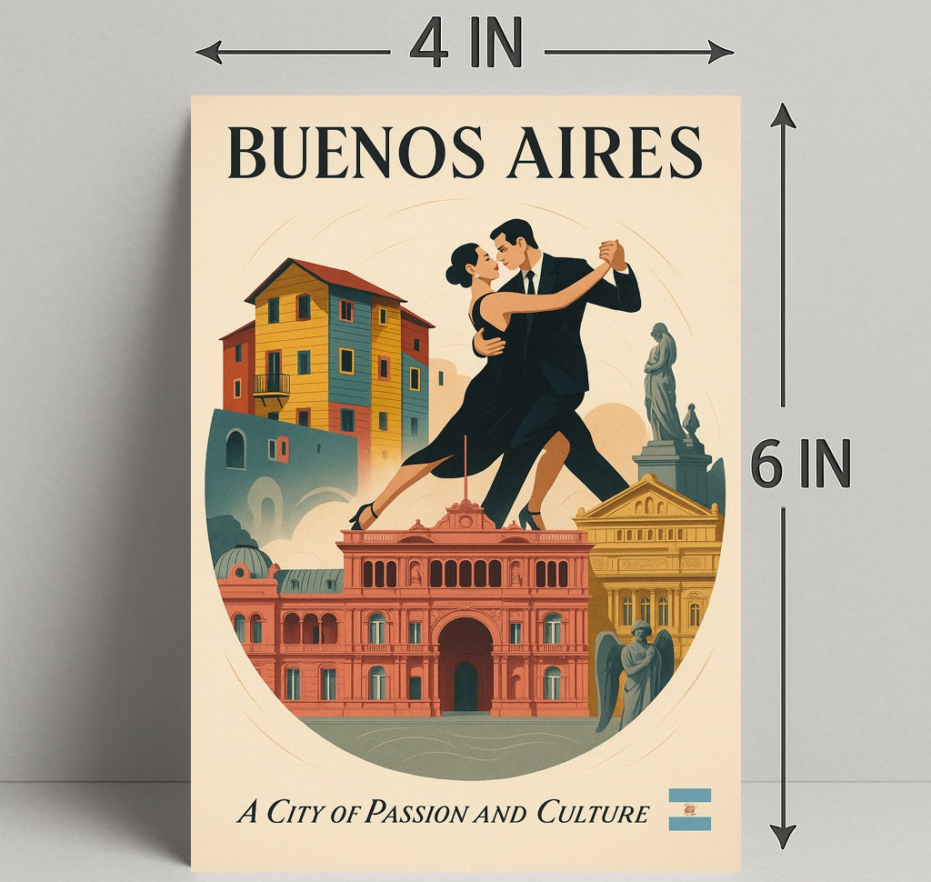 Buenos Aires City Of Passion And Culture Poster PosterGoat