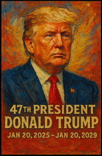Donald Trump 47Th President Poster
