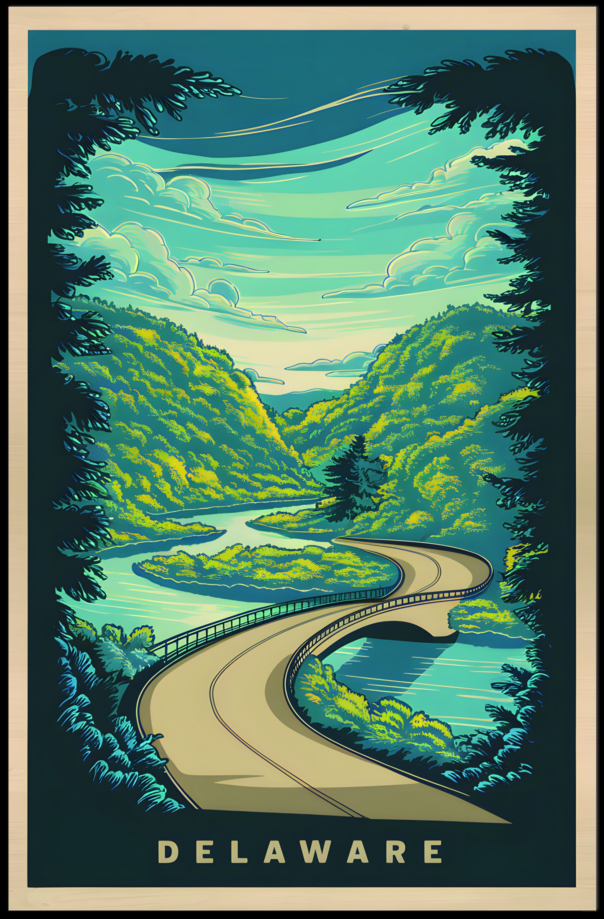 Scenic Delaware Poster
