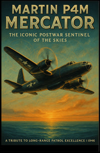 Martin P4M Mercator Vintage Military Recruitment Poster