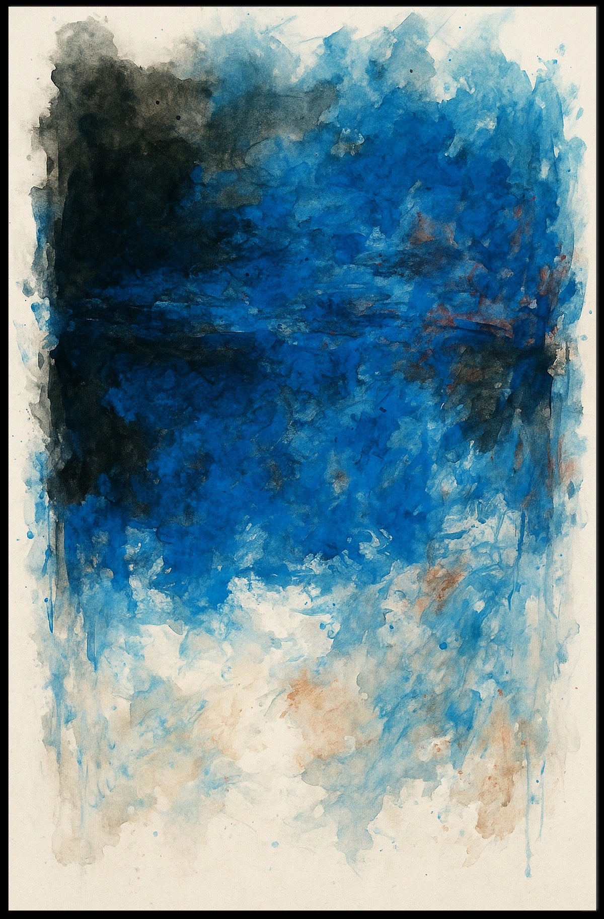 Abstract Watercolor Landscape Abstract Poster