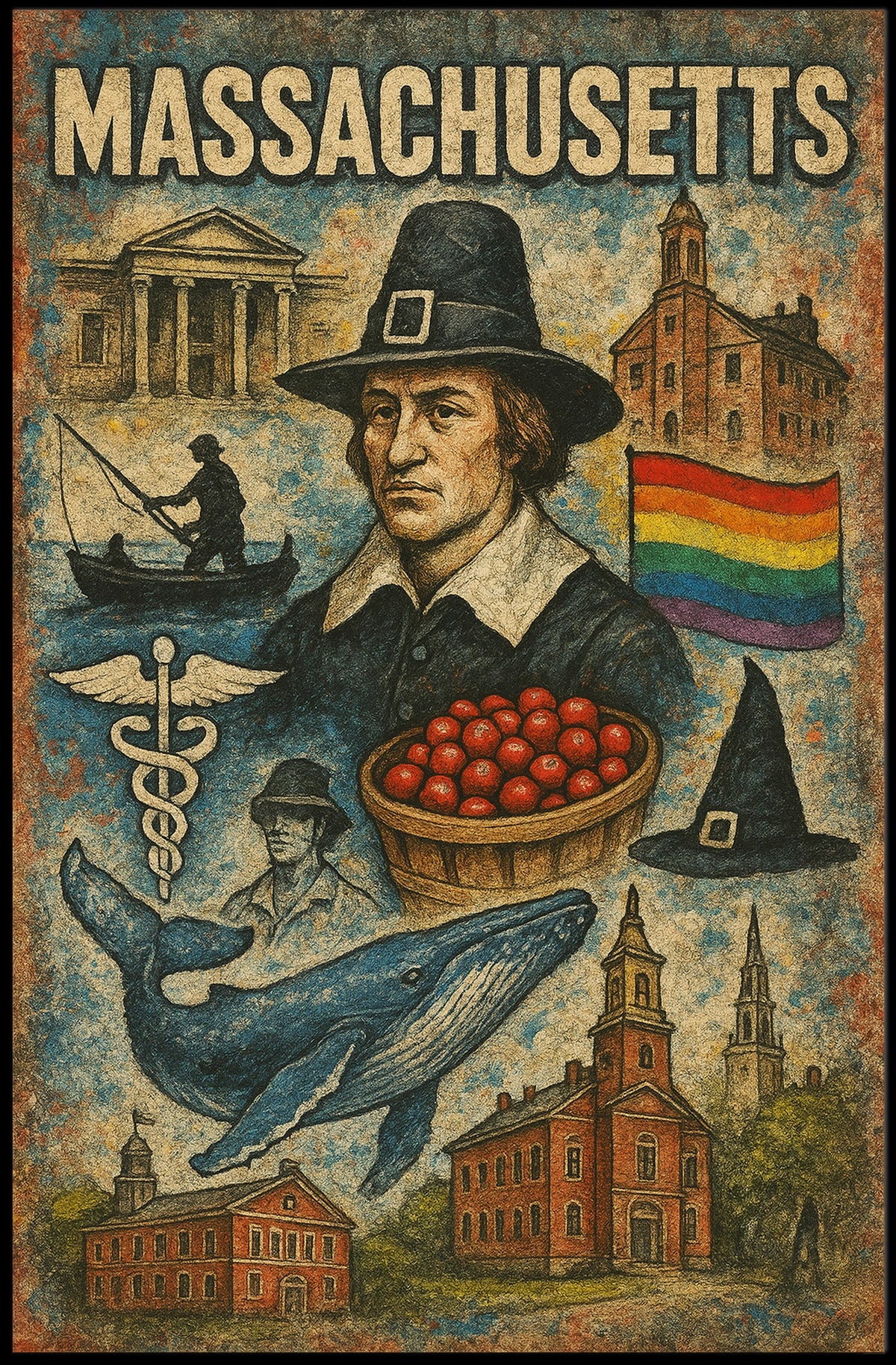Massachusetts Heritage Poster