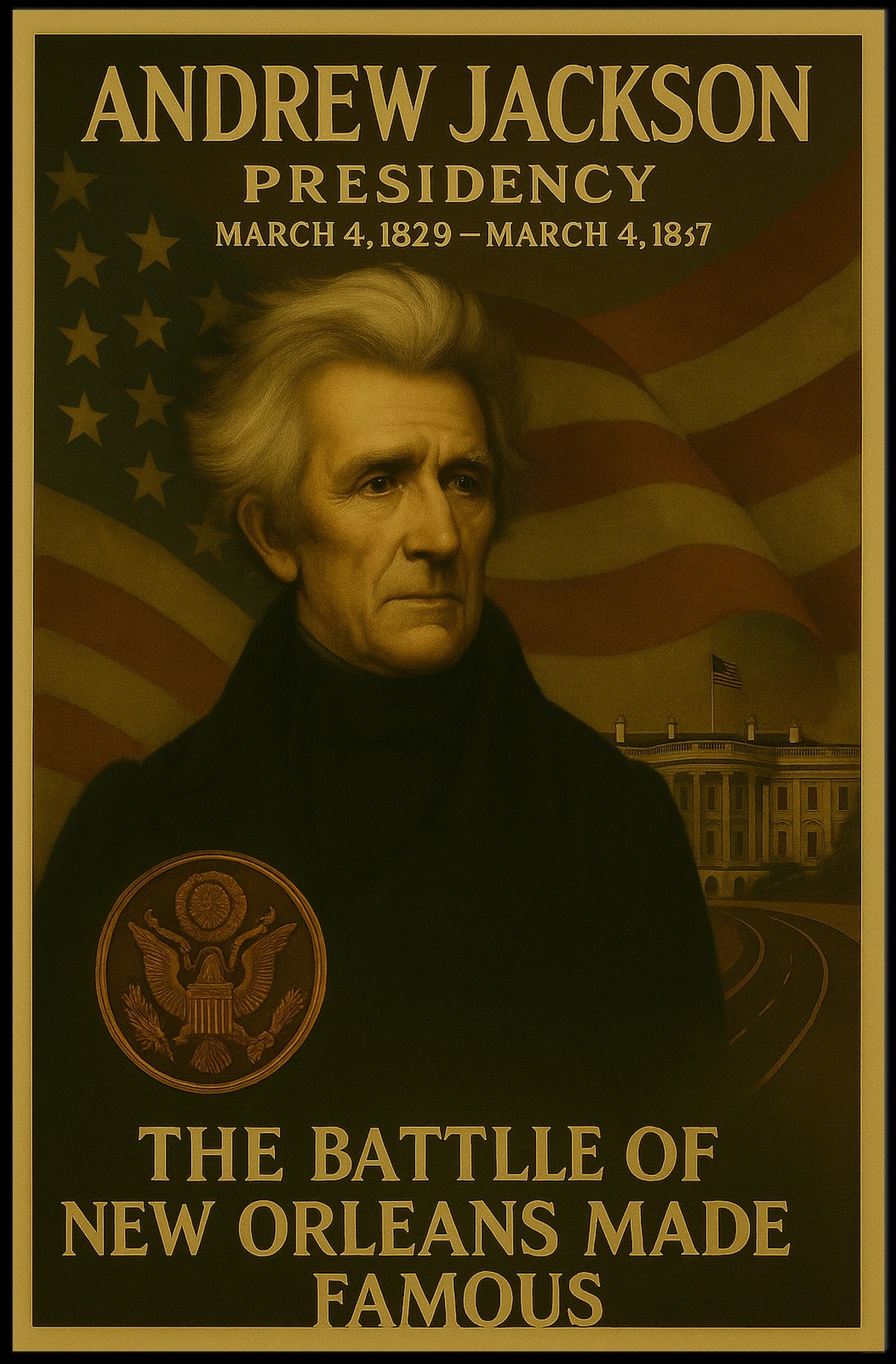 Andrew Jackson Era Historical or Presidential Poster