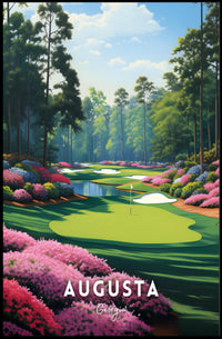 Serene Augusta Golf Course Art - Sports Poster