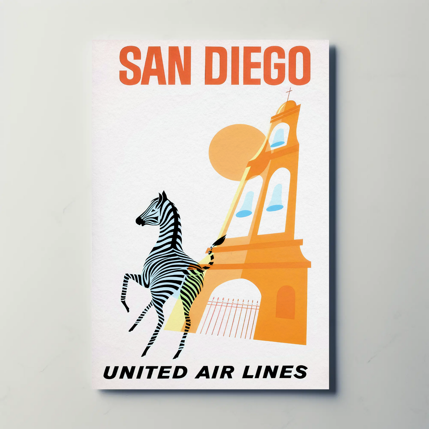 San Diego - United Air Lines Poster