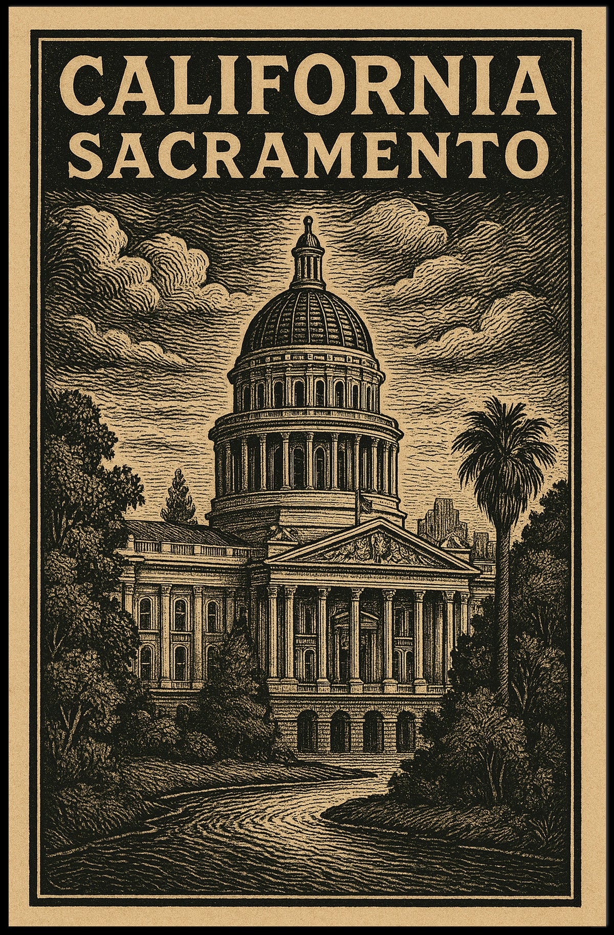 California State Capitol In Sacramento Poster
