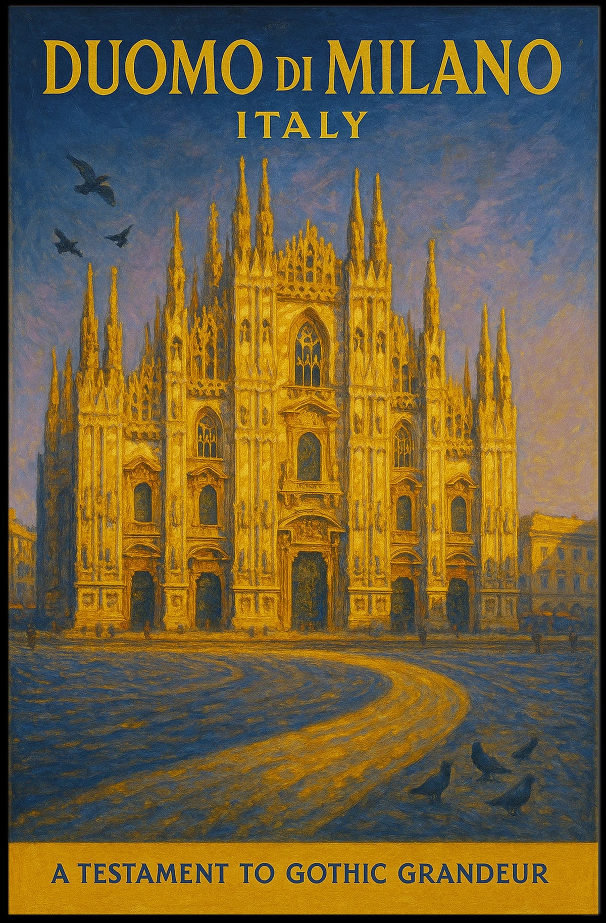 Duomo Di Milano A Testament To Gothic Poster