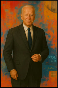 Confident Abstract Art: Modern Expressionism Poster