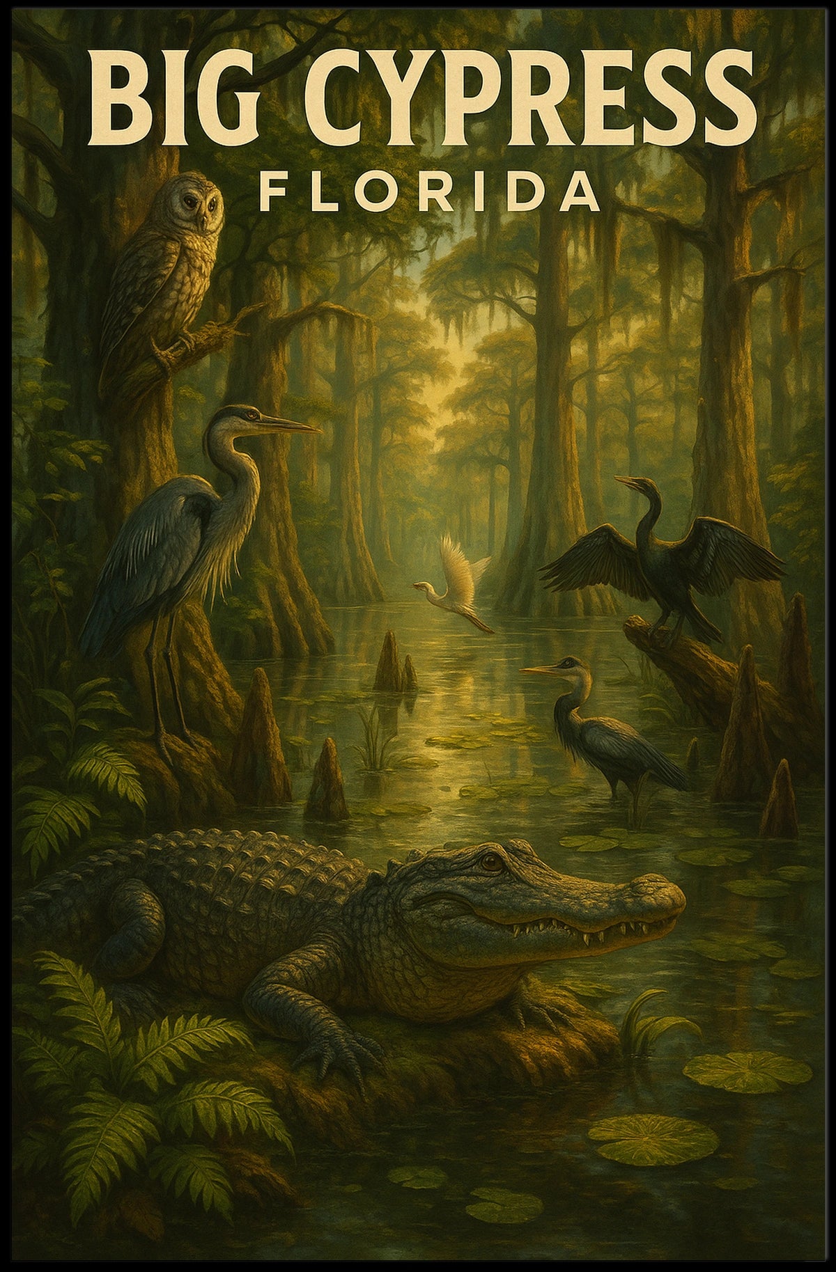 Big Cypress Florida Poster
