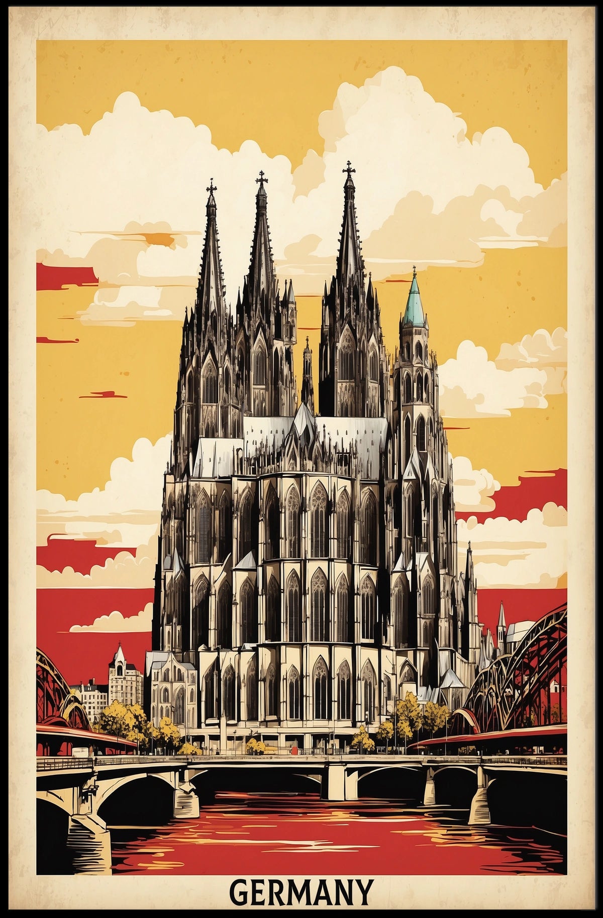 Cologne Cathedral Icon of Germany Poster