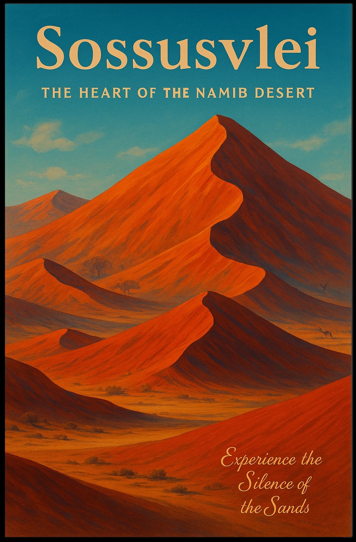 Sossusvlei The Heart of the Namib Desert Poster
