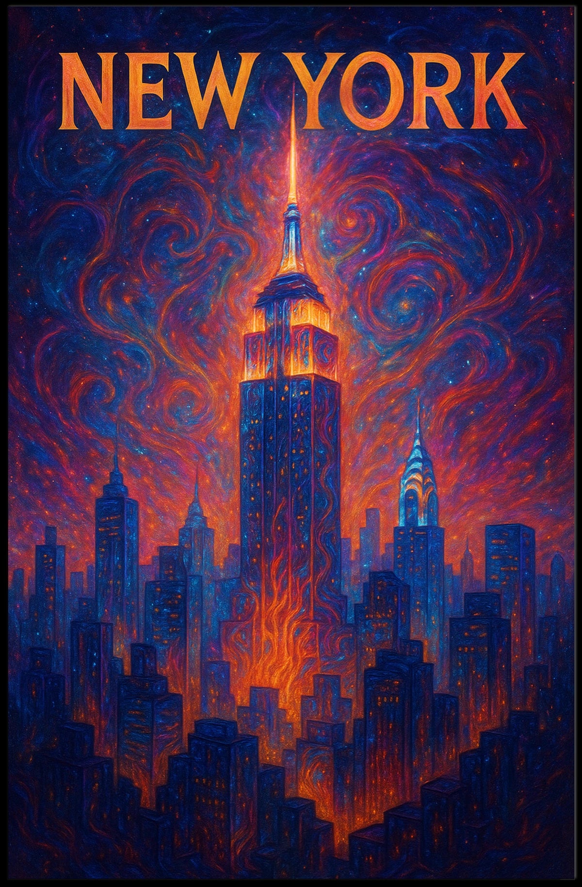 New York City Skyline Poster