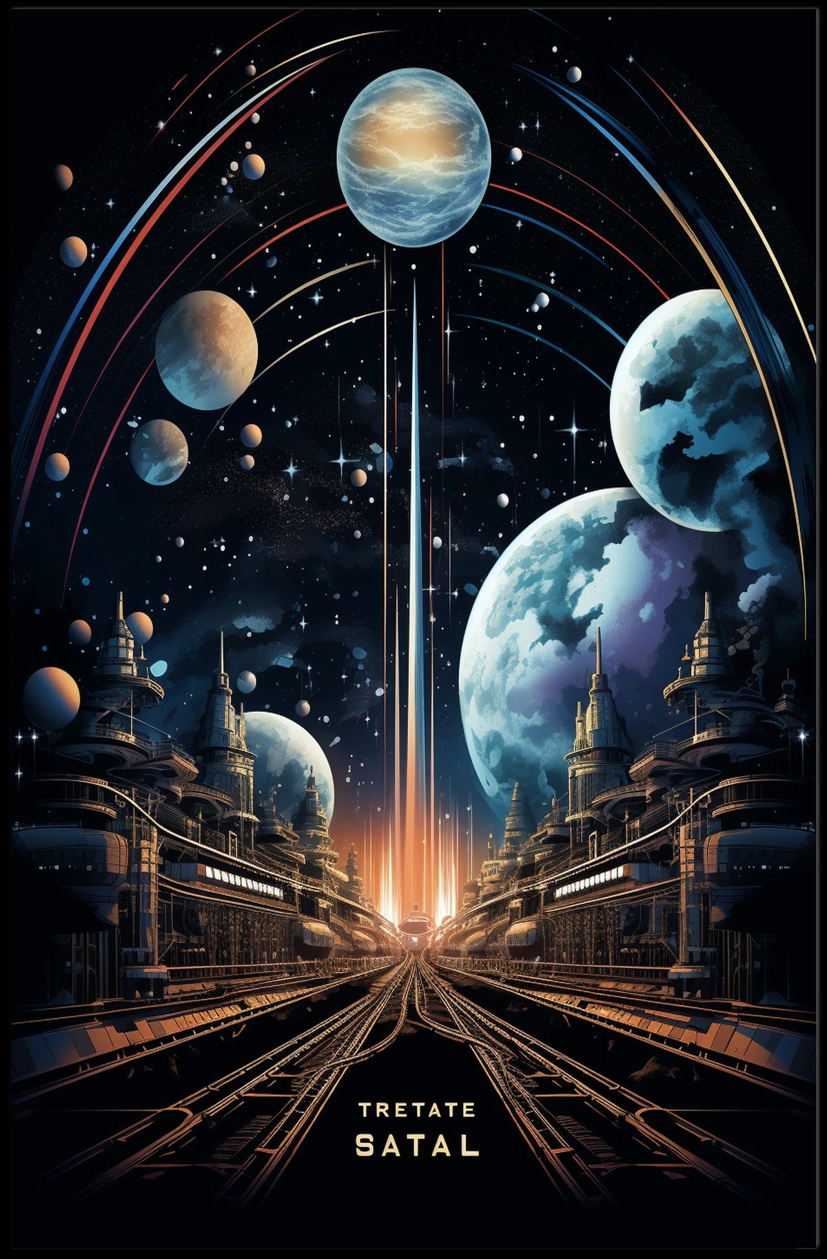 Tretate Satal A Cosmic Journey Poster