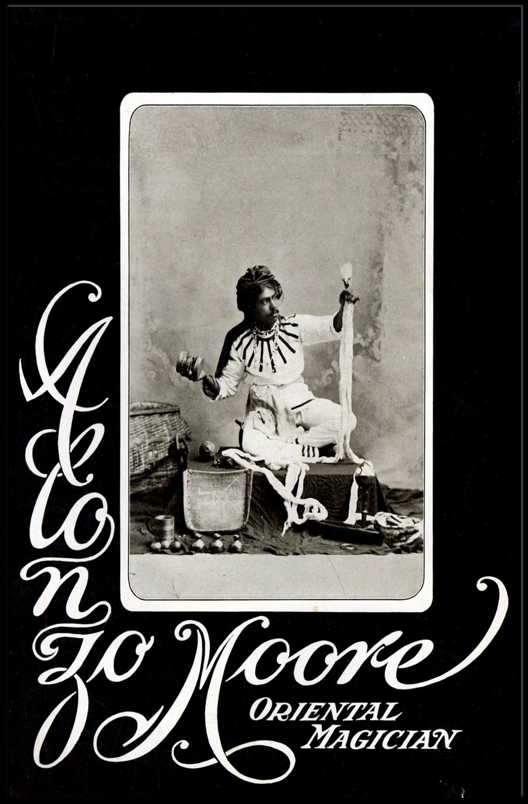 Oriental Magician Mystical Performance Cultural or Heritage Poster