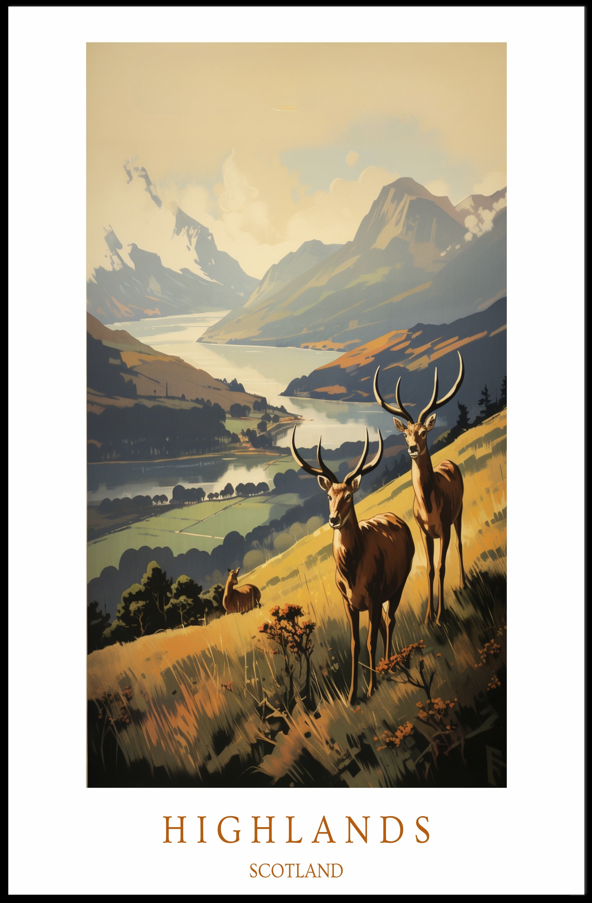 Majestic Highlands Poster PosterGoat