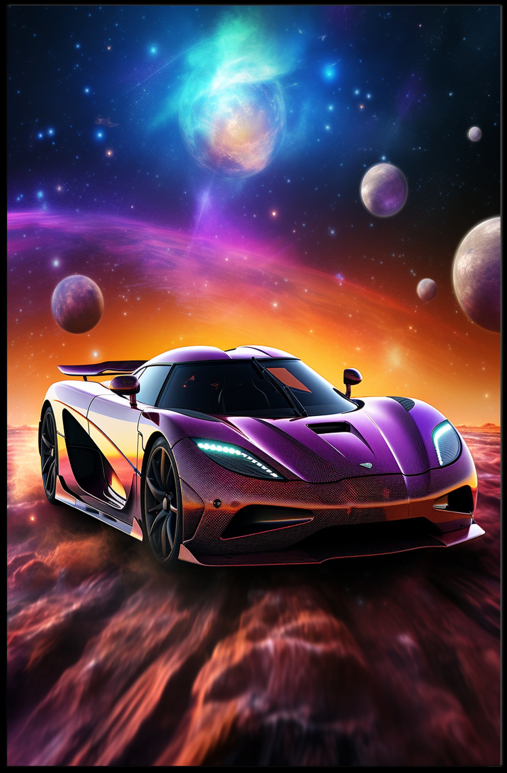 Cosmic Drive Poster PosterGoat