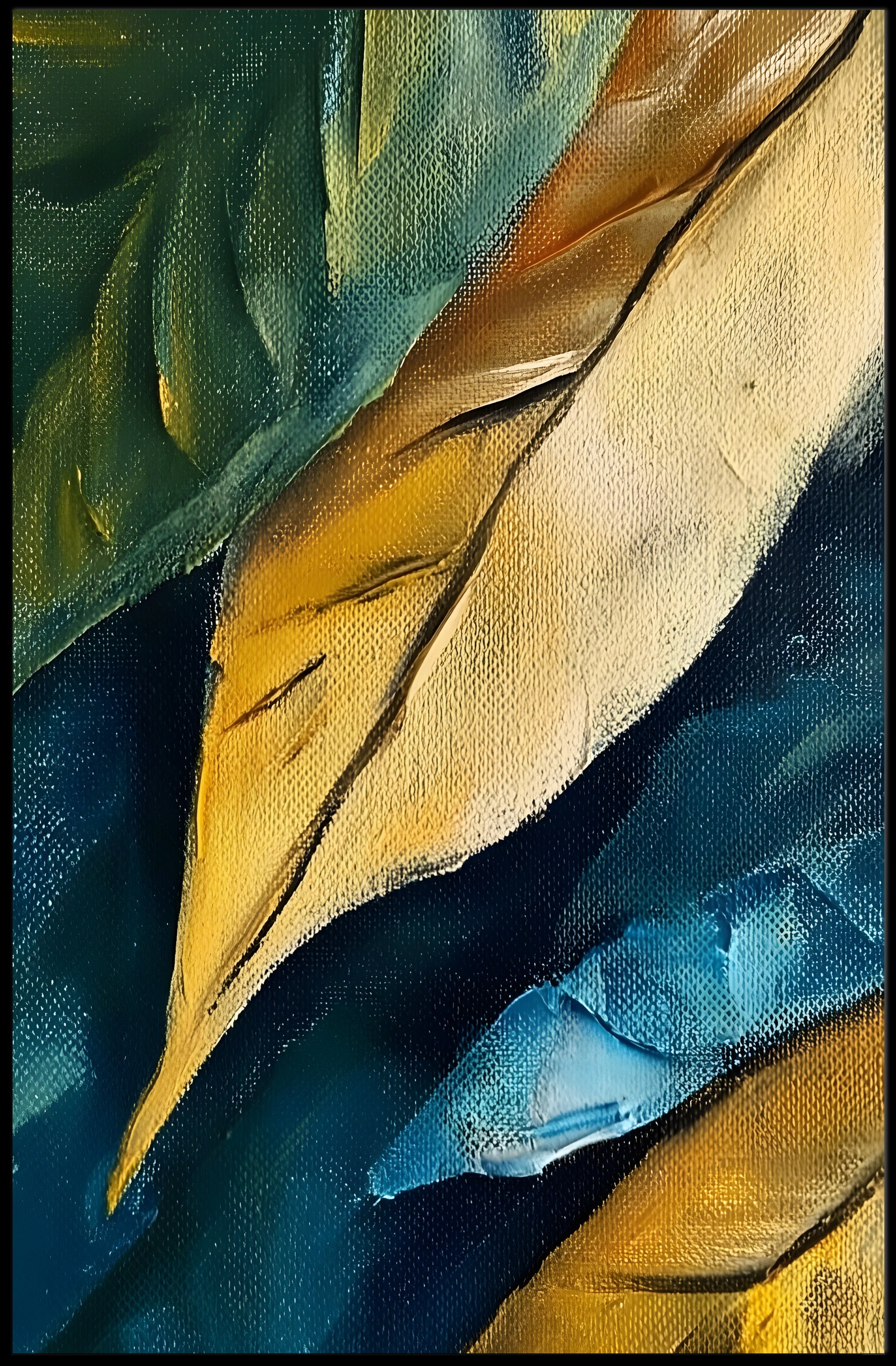 Abstract Colorful Canvas Poster Wall Art Print