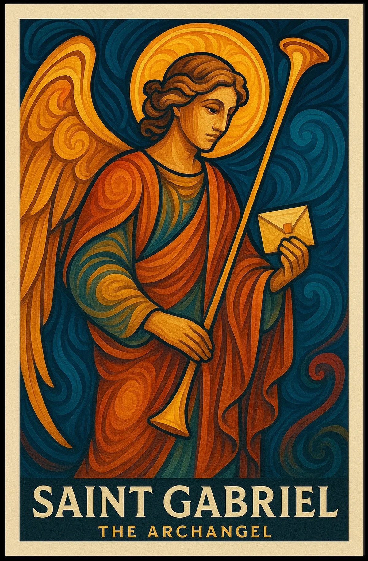 Saint Gabriel the Archangel Poster
