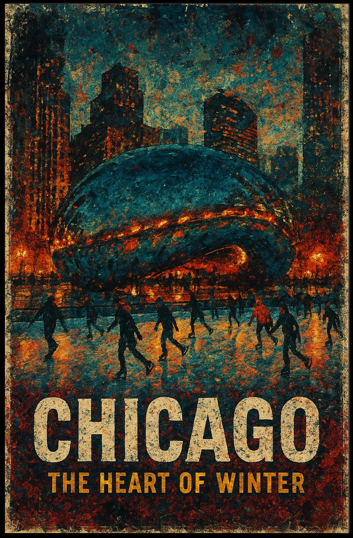 Chicago The Heart of Winter Poster