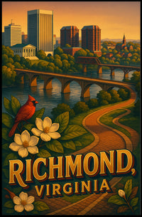 Richmond, Virginia Scenic Poster